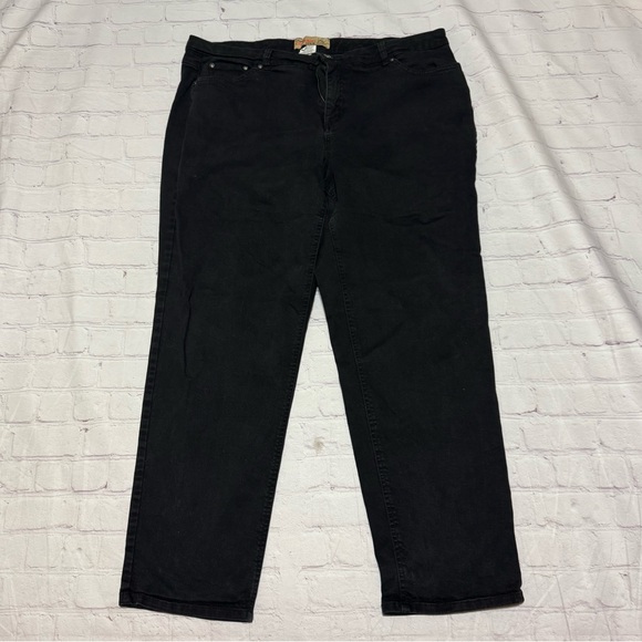 Just My Size Stretch Classic Denim Women's Black Jeans Plus Size 22 GUC - Picture 11 of 11